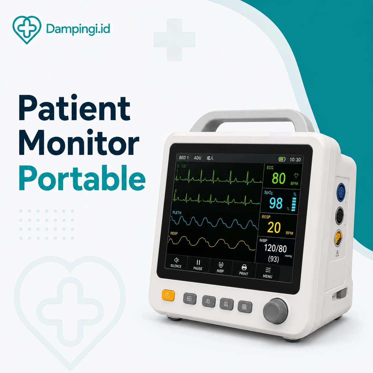 Sewa Patient Monitor Portable di Padang | Dampingi