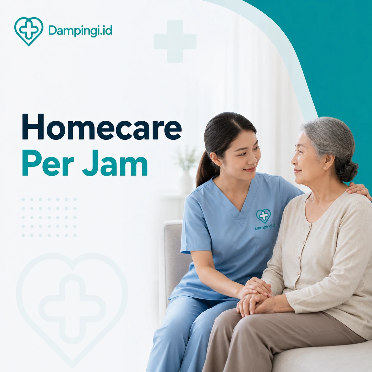 Sewa Homecare Per Jam Dampingi.id di Padang | Dampingi