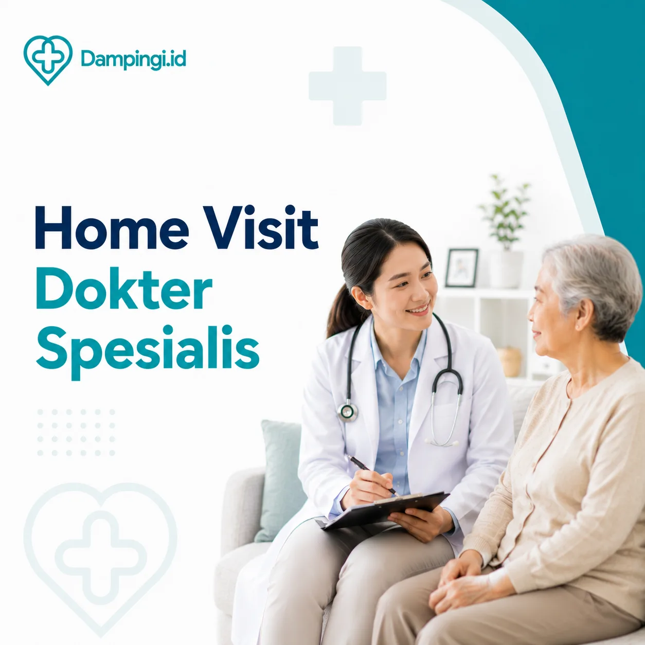 Sewa Home Visit Dokter Spesialis Dampingi.id di Padang | Dampingi