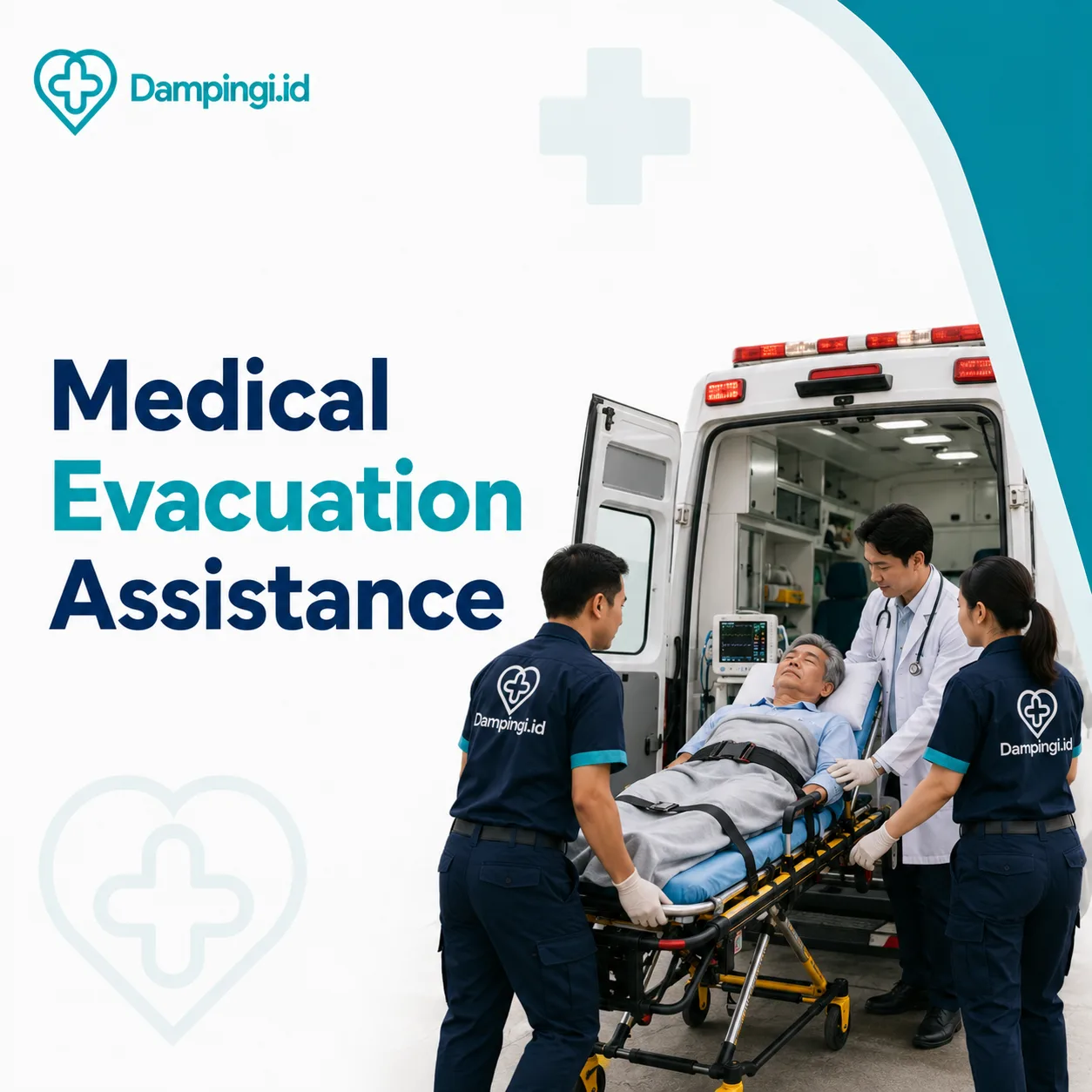Sewa Medical Evacuation Assistance Dampingi.id di Padang | Dampingi