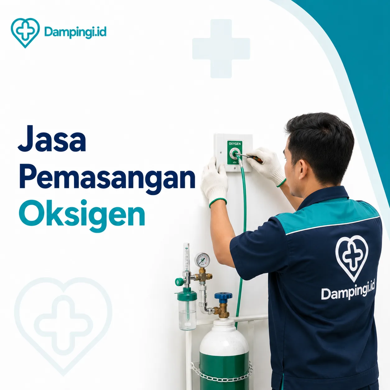 Sewa Jasa Pemasangan Oksigen Dampingi.id di Padang | Dampingi