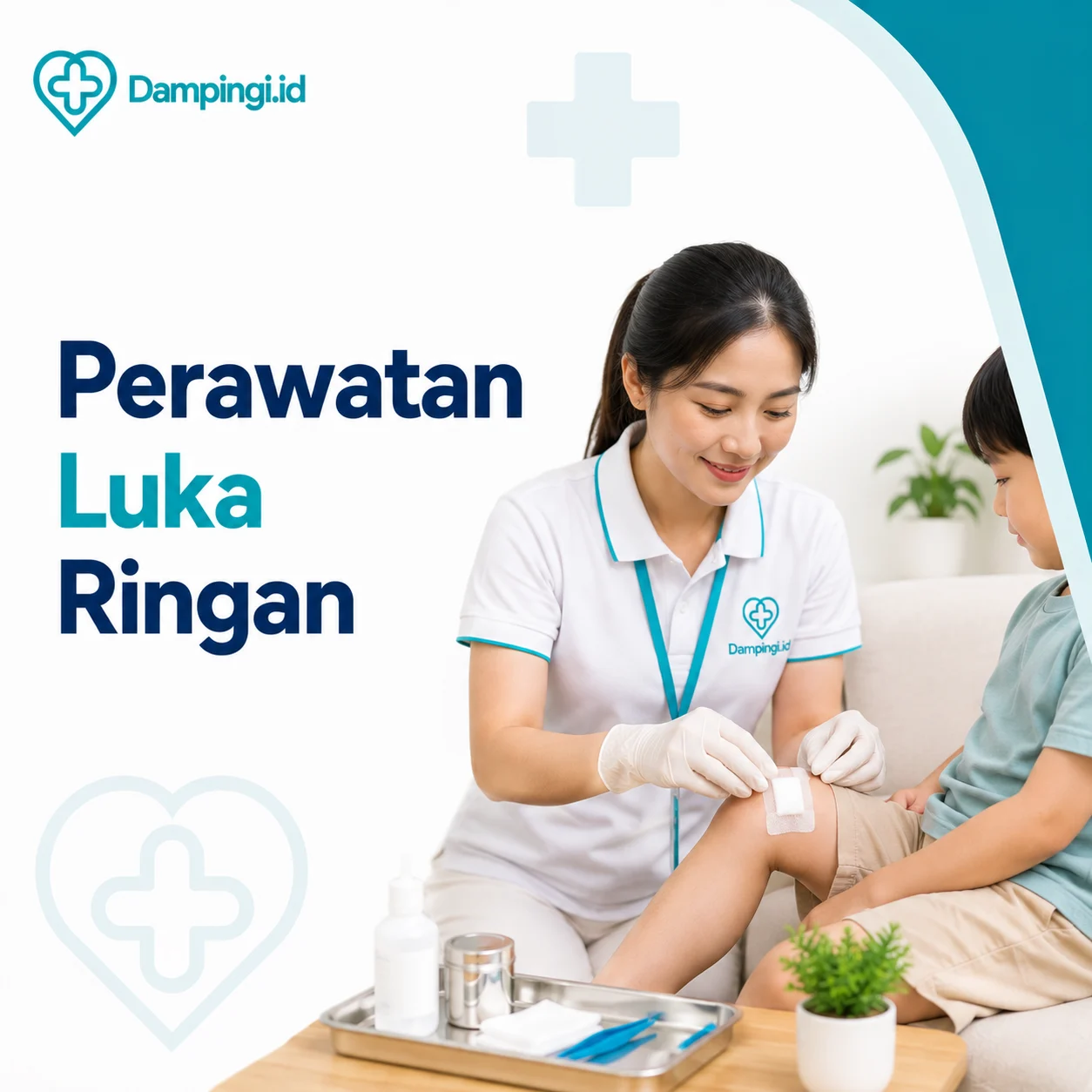 Sewa Perawatan Luka Ringan Dampingi.id di Padang | Dampingi