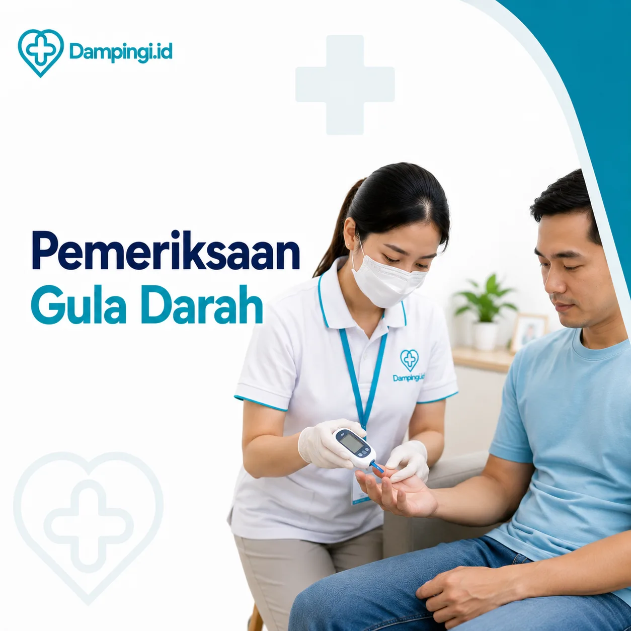 Sewa Pemeriksaan Gula Darah Dampingi.id di Padang | Dampingi