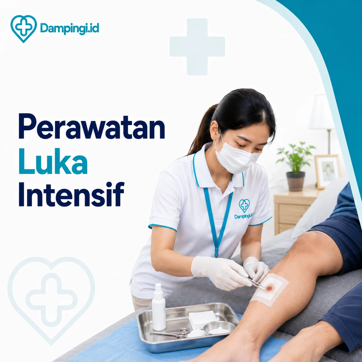Sewa Perawatan Luka Intensif Dampingi.id di Padang | Dampingi